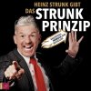 Heinz Strunk, schwarzer Hintergrund, Das Strunk Prinzip, weisses Hemd, rote Krawatte