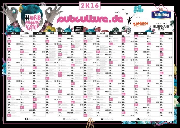 subculture, kalender, 2015, Festivals, übersicht, bundesweit, europa,